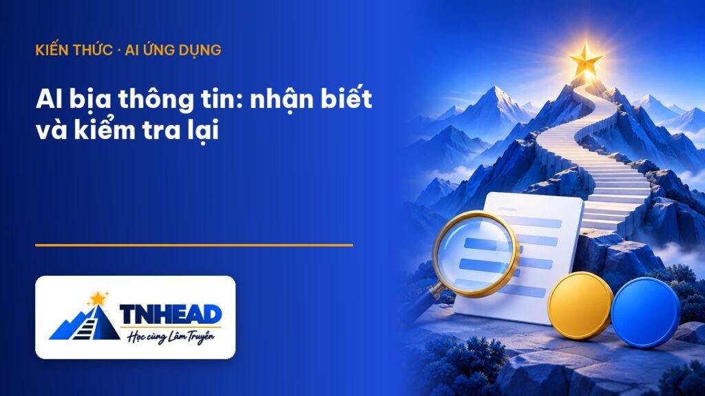 Ảnh đại diện bài viết: AI bịa thông tin: nhận biết và kiểm tra – TNHEAD