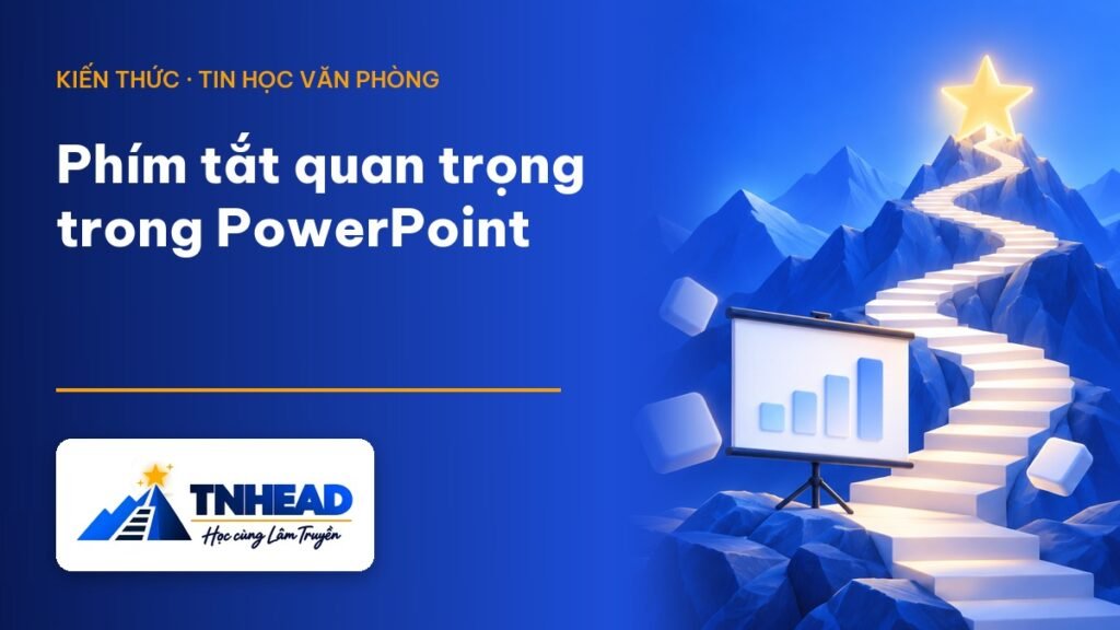 Ảnh đại diện bài viết: Phím tắt quan trọng trong PowerPoint – TNHEAD