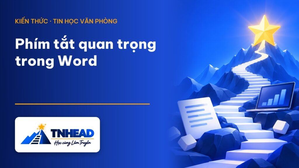 Ảnh đại diện bài viết: Phím tắt quan trọng trong Word – TNHEAD